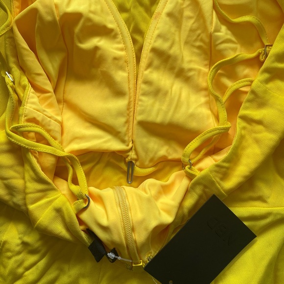 NBD Evgeny Gown Maxi Revolve Women Yellow Dress - Picture 2 of 2